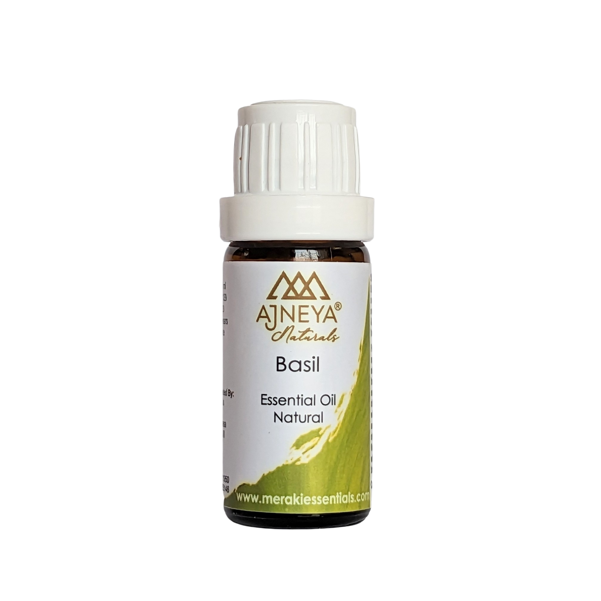 ajneya naturals pure basil essential oil (10 ml)