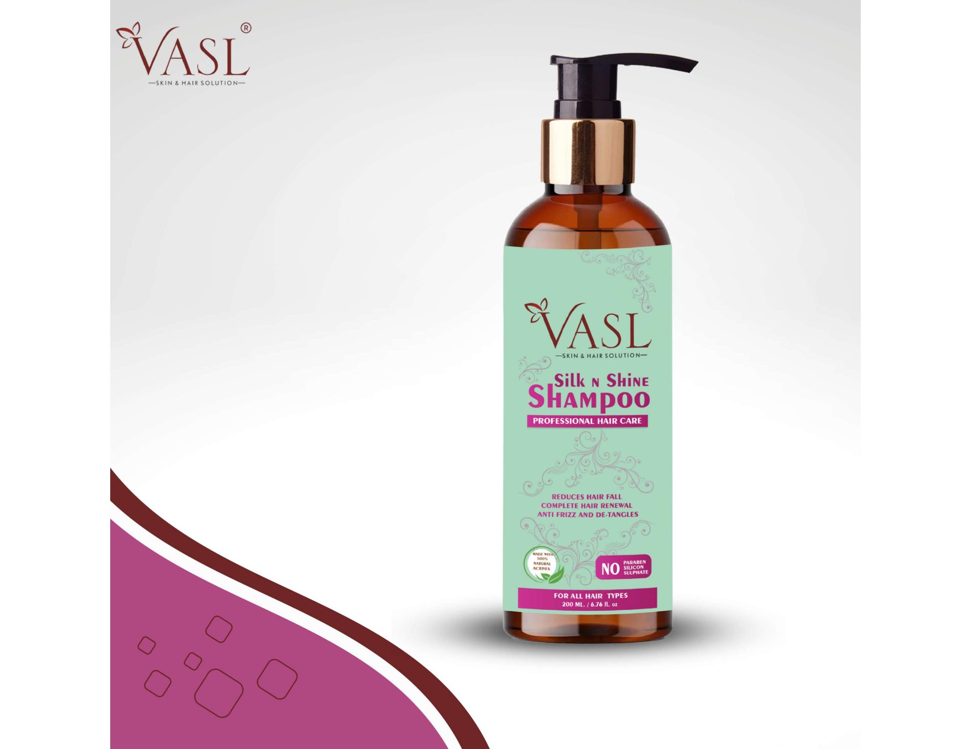 vasl silk and shine shampoo