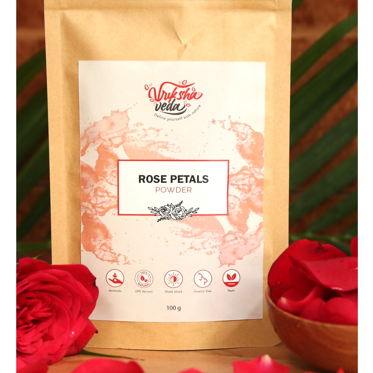 rose petals powder